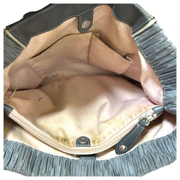 Coach H1282-F20050 Ashley Gathered Satin RESERVED FOR D_PULLING - Picture 3 of 4